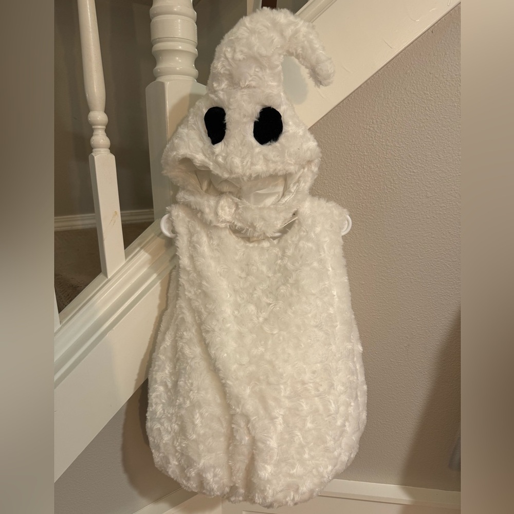 Ghost Halloween Costume Infant Toddler 12-18 Months Onesie & Hat